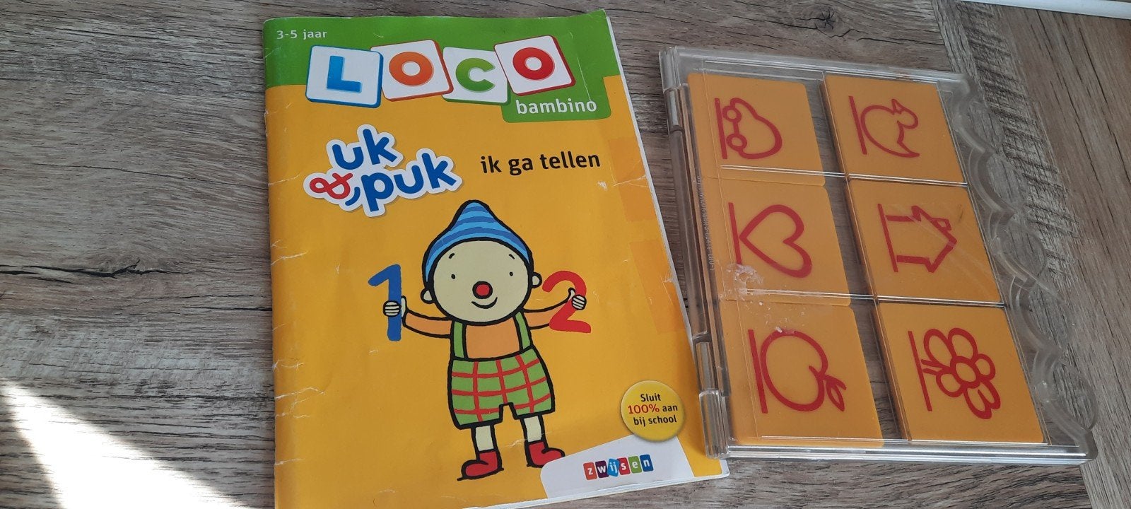Loco Bambino Uk & Puk Ik ga tellen - Educatief spel, Ophalen of Verzenden, Gebruikt, Puzzelen