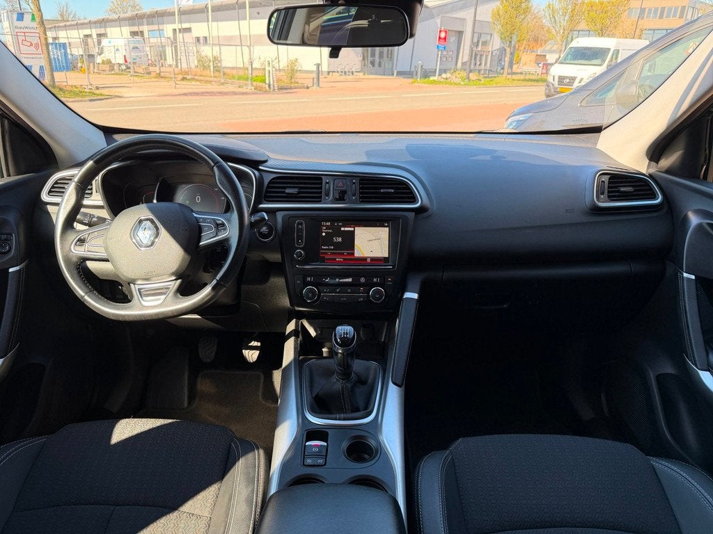 Renault Kadjar 1.2 TCe Intens Clima|Cruise|NAV|CAM|DealerOH, Voorwielaandrijving, Euro 6, 4 cilinders, Leder en Stof