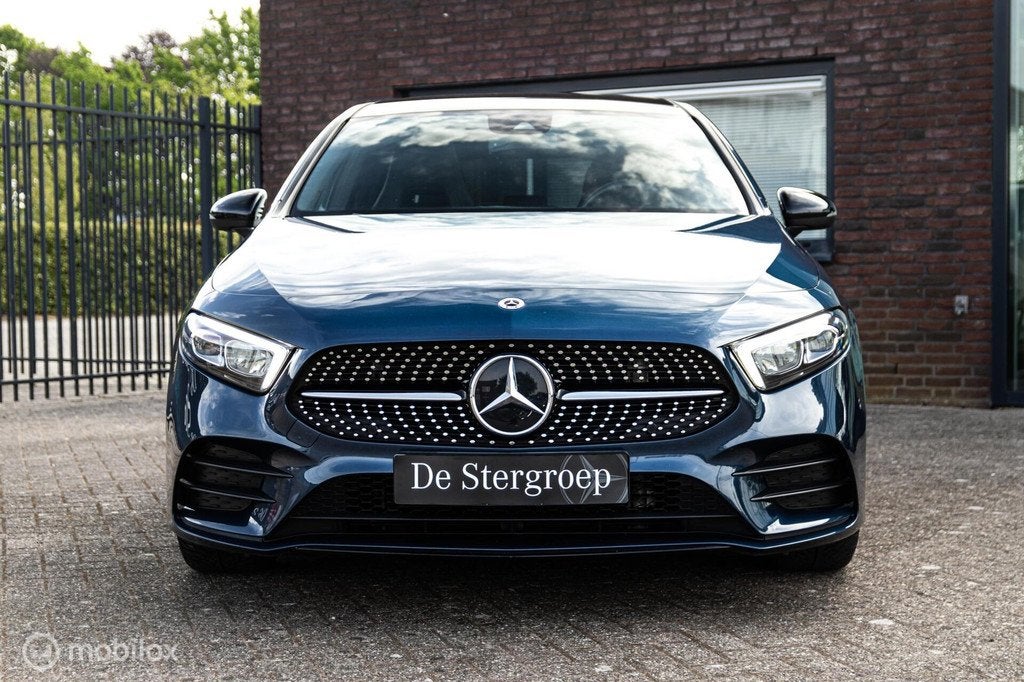 Mercedes A-klasse 180 Business Solution AMG, Auto's, 136 pk, Gebruikt, 4 cilinders, Blauw