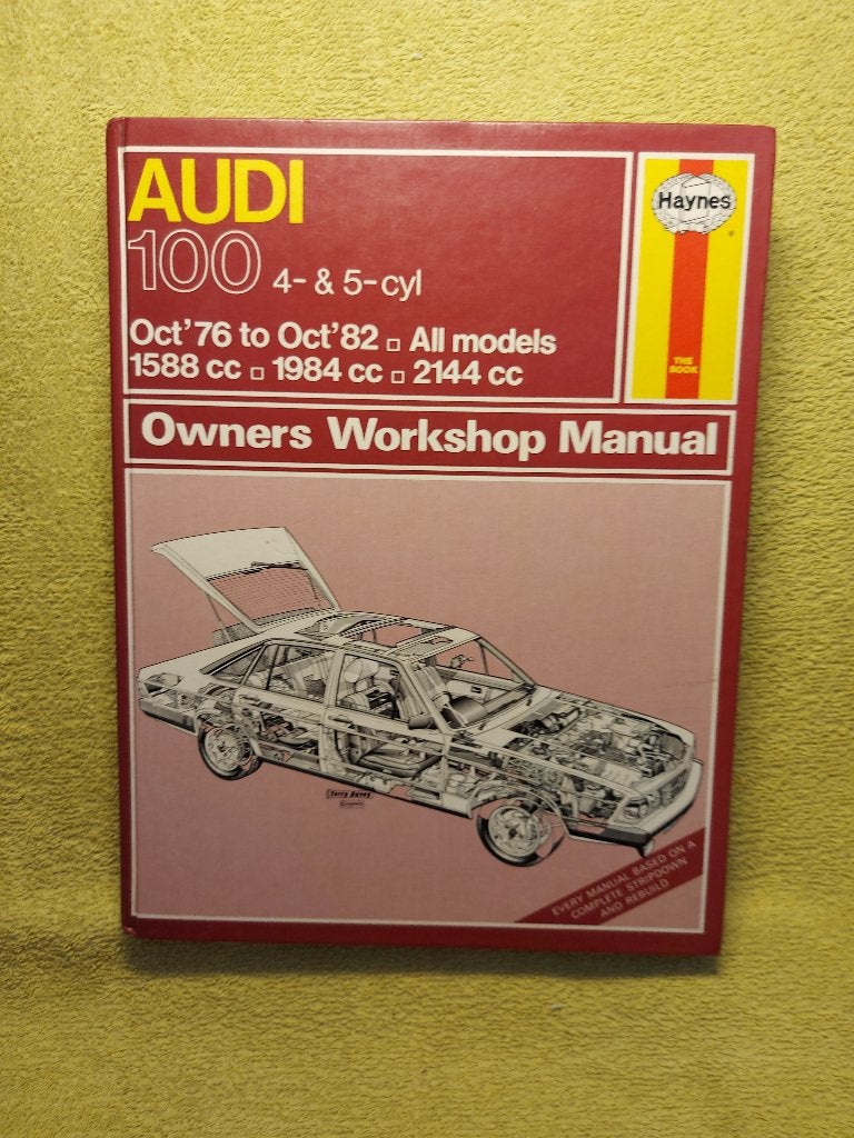 AUDI 100 Owners Workshop Manual. Haynes., Ophalen of Verzenden, Gelezen, Audi