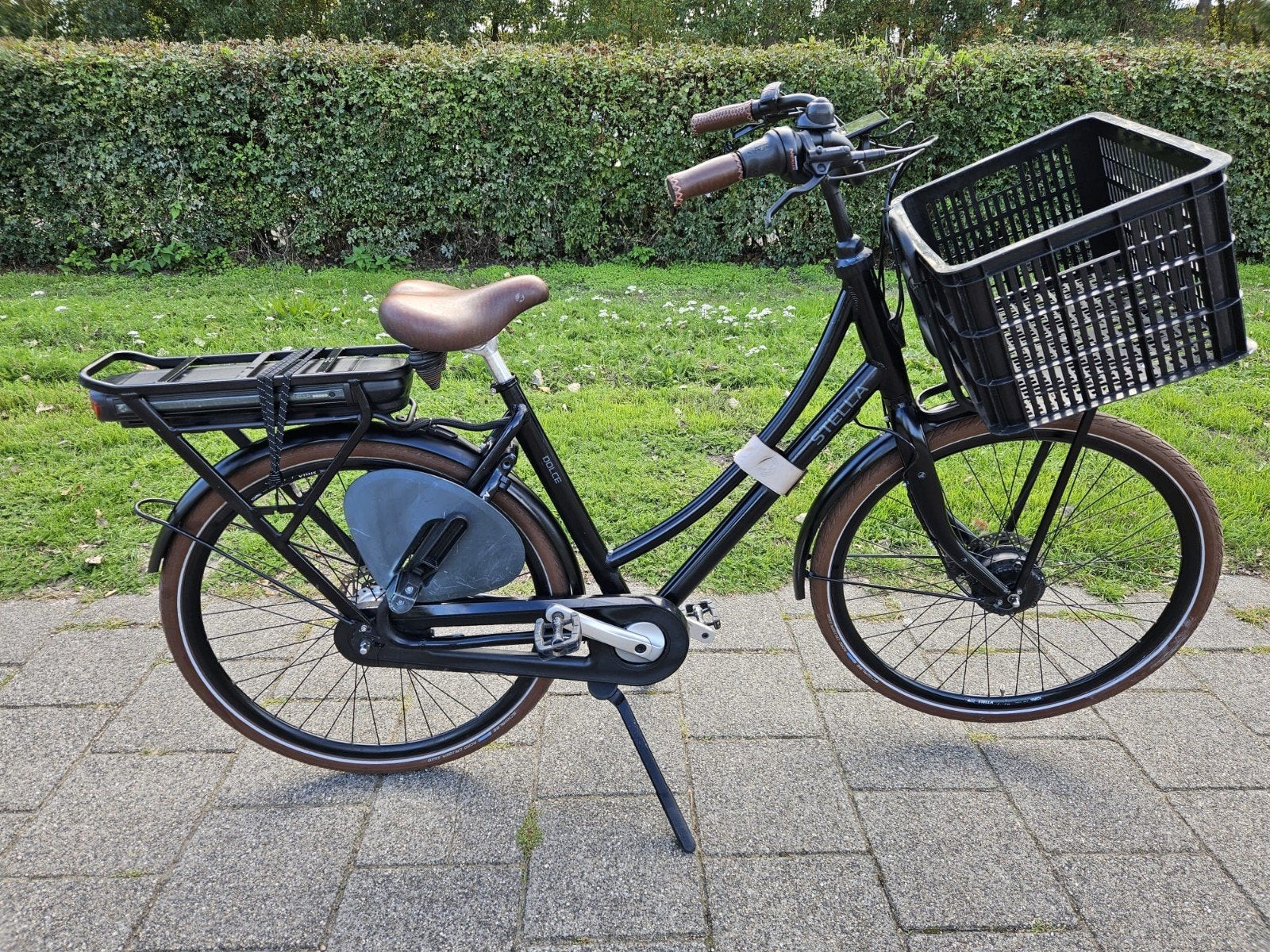 Elektrische fiets stella Dolce, 53 tot 56 cm, Versnellingen, Zo goed als nieuw, Schijfrem