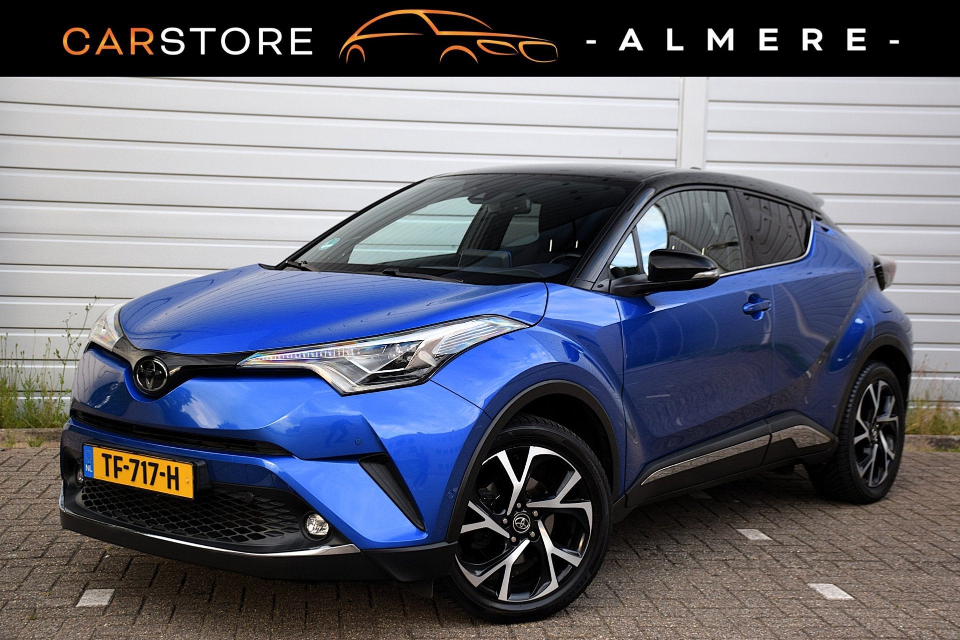 Toyota C-HR 1.2 Bi-Tone*Camera*Trekhaak*Navi*72Dkm*2018*, Voorwielaandrijving, Stof, Gebruikt, Euro 6