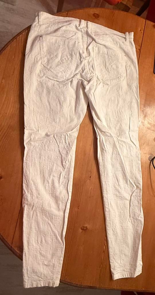 Te koop witte superstar broek maat 42, Wit, Maat 42/44 (L), Ophalen of Verzenden, Zo goed als nieuw