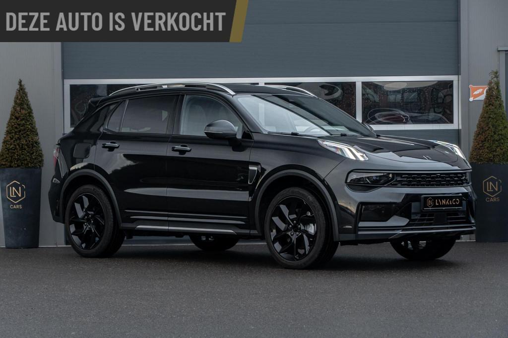 Lynk & Co 01 1.5 | Leder | Pano | DAB | Black | 360 camera, Auto's, Lynk & Co, Gebruikt, Met garantie (alle), Zwart, Leder