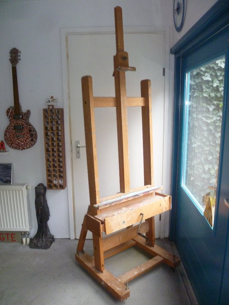 }}}}} Atelier Opruiming 2 x Schildersezel & slinger Mabef, Ophalen, Gebruikt, Ezel