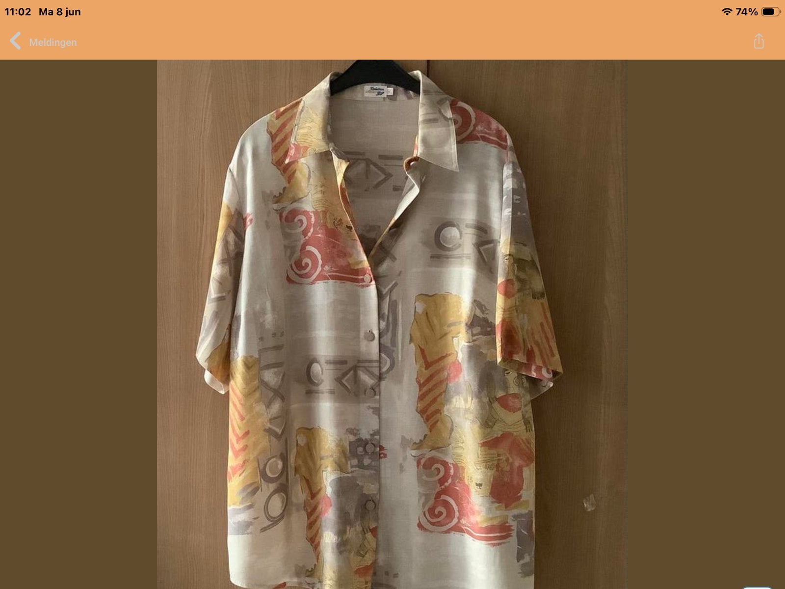 Bloes.    mt 50.   Creation. Atelier.     ️‍, Verzenden, Gedragen, Maat 46/48 (XL) of groter, Beige