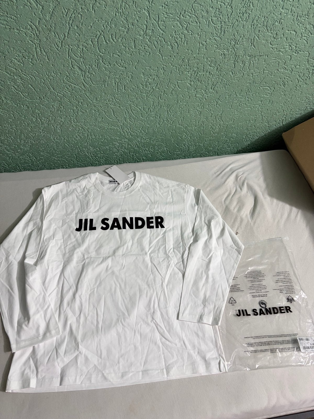 Jil Sander longsleeves maat M nieuw zwart en wit, Verzenden, Nieuw, Maat 48/50 (M), Zwart