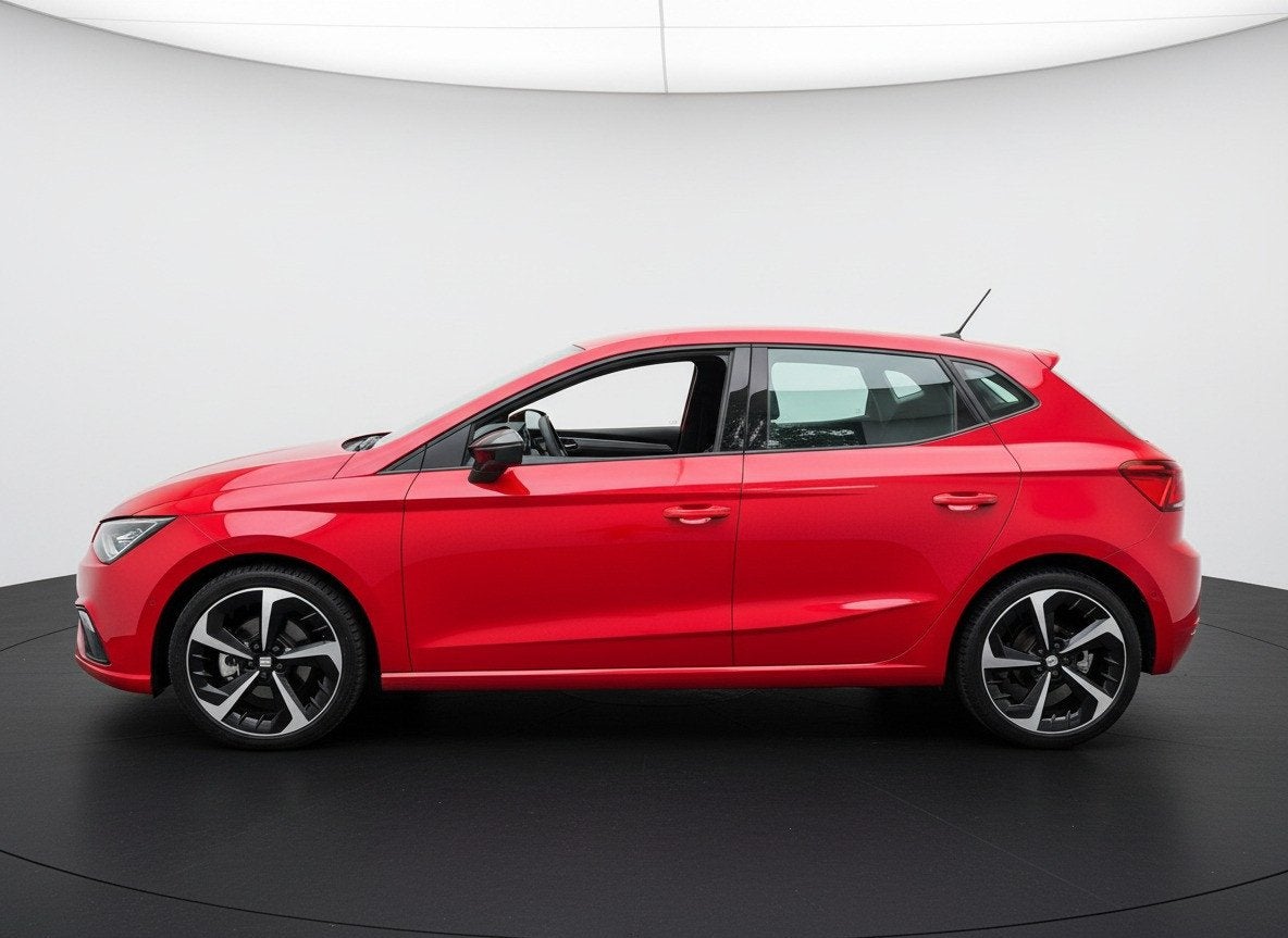 SEAT Ibiza TSI 116PK DSG FR-SPORT CAMERA/CARPLAY/STOELVERWAR, Auto's, Gebruikt, 580 kg, Adaptive Cruise Control, 116 pk