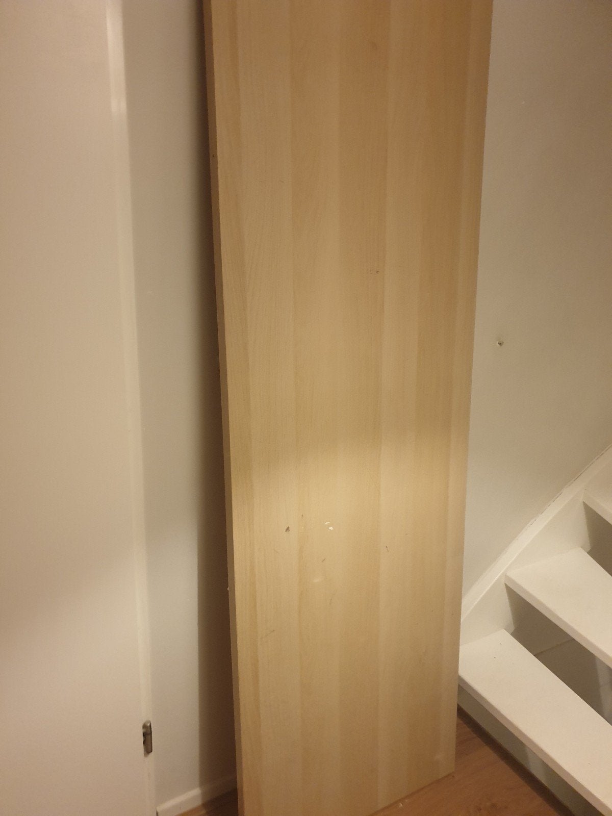 gratis bureaublad kleur licht eiken 60 diep, Ophalen, 50 tot 75 cm, Kunststof, Minder dan 100 cm
