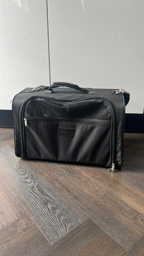 Karlie Nylon Smart Trolley Zwart 52 cm, Ophalen, Zo goed als nieuw