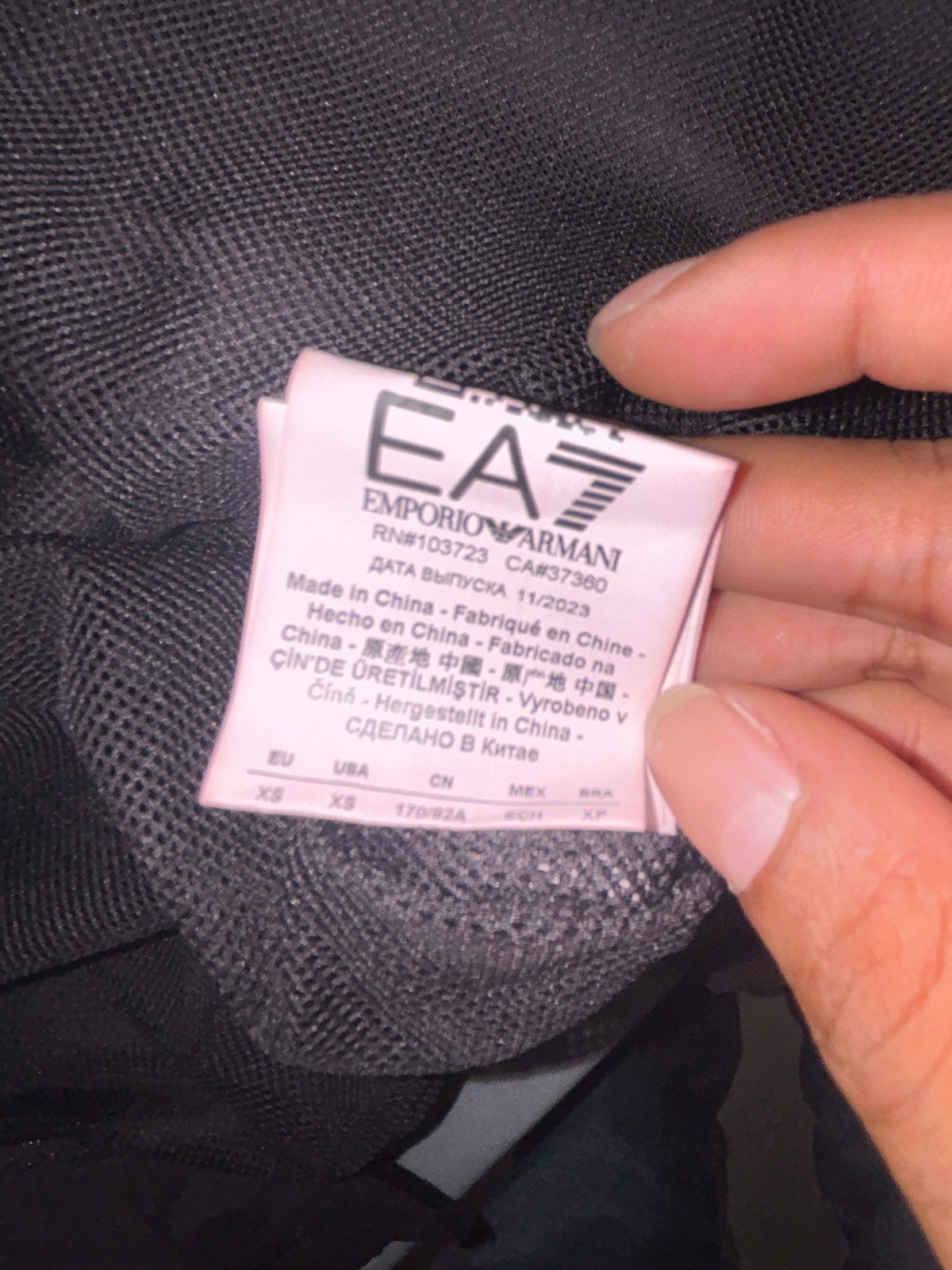 EA7 Emporio Armani Trainingspak Heren Maat XS, Kleding | Heren, Ophalen of Verzenden, Gedragen, Maat 46 (S) of kleiner, Overige kleuren