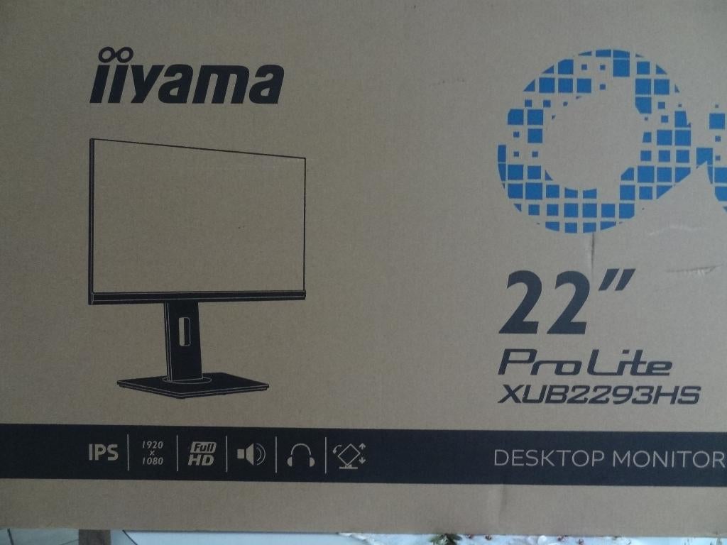 IIyama Desktop Monitor 22 Prolite XUB2293HS, Computers en Software, Monitoren, Ophalen, Zo goed als nieuw, Full HD, 60 Hz of minder
