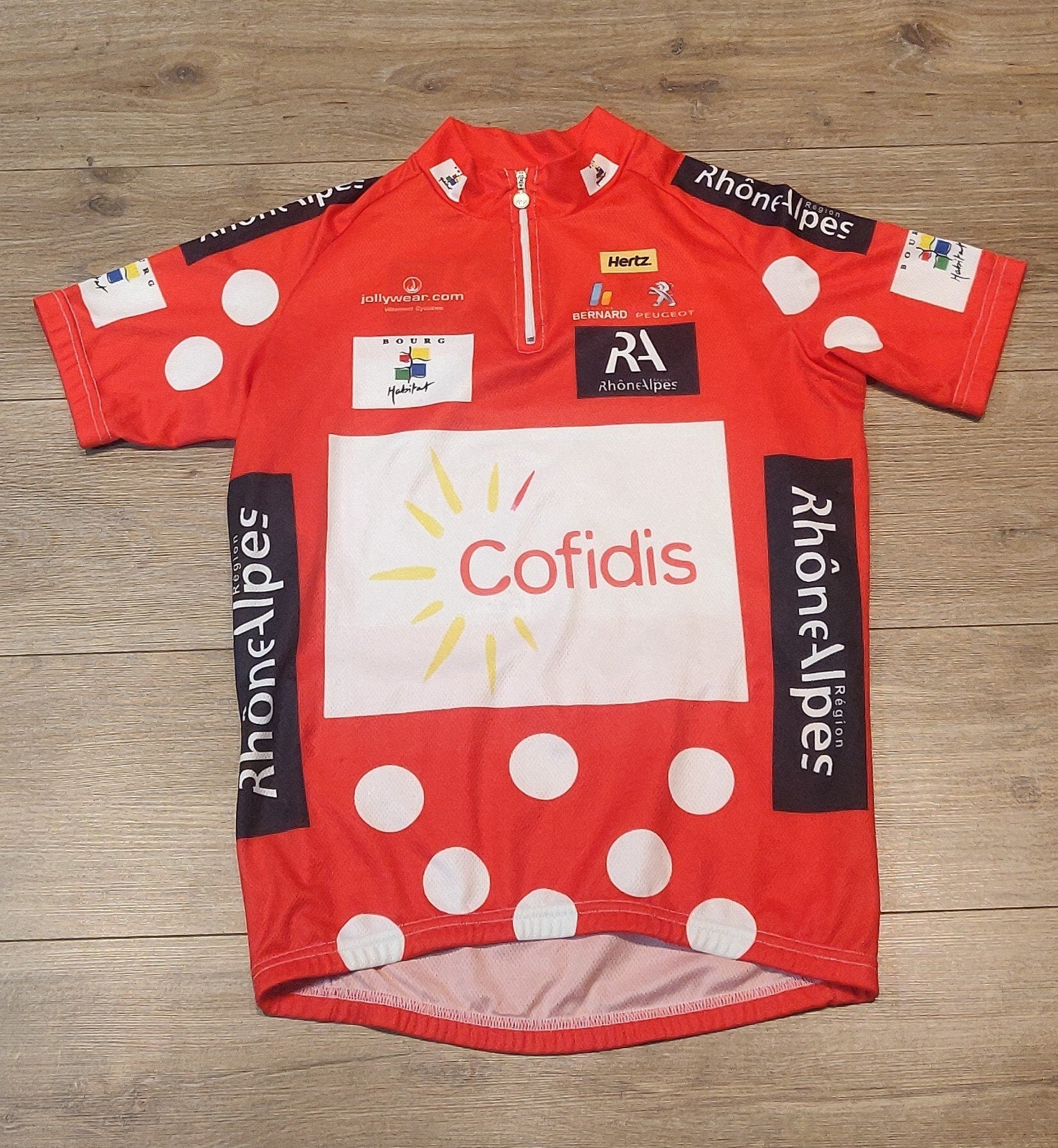 Wielershirt klassementstrui Cofidis, Ophalen of Verzenden, Zo goed als nieuw, Kleding