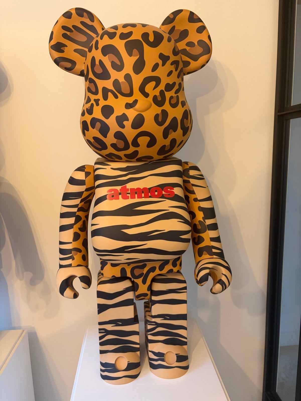 Bearbrick Atmos 1000% Leopard & Tiger, Ophalen, Zo goed als nieuw