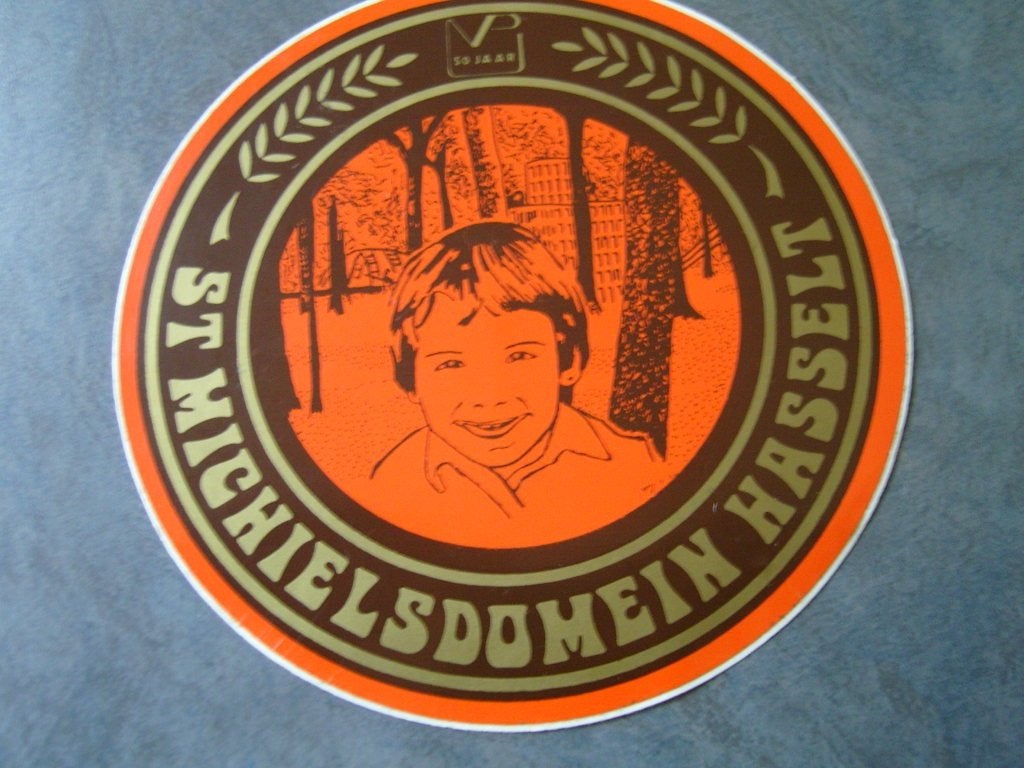 sticker België Hasselt St. Michielsdomein, Ophalen, Zo goed als nieuw