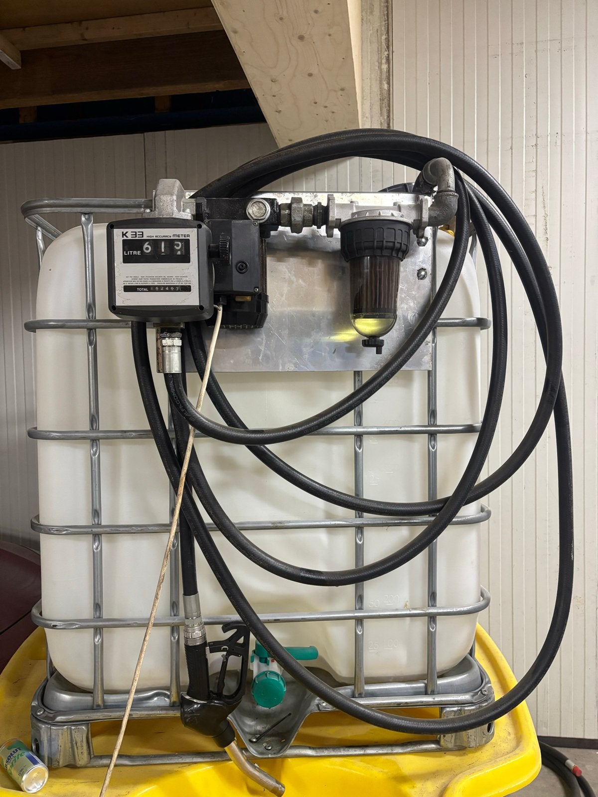 Elektrische pomp met vulpistool en literteller voor IBC, Ophalen, Ibc, Ekkebusrody@gmail.com, 1785AJ