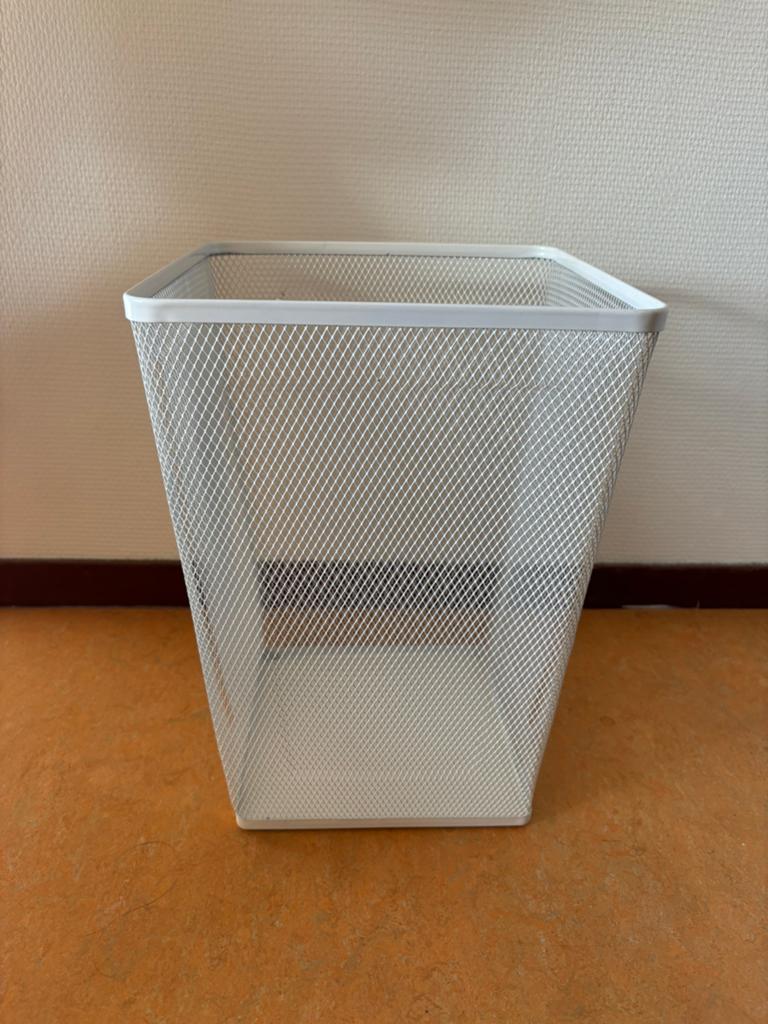 Ikea Wit Prullenbak, Ophalen, Nieuw, Minder dan 10 liter, Metaal