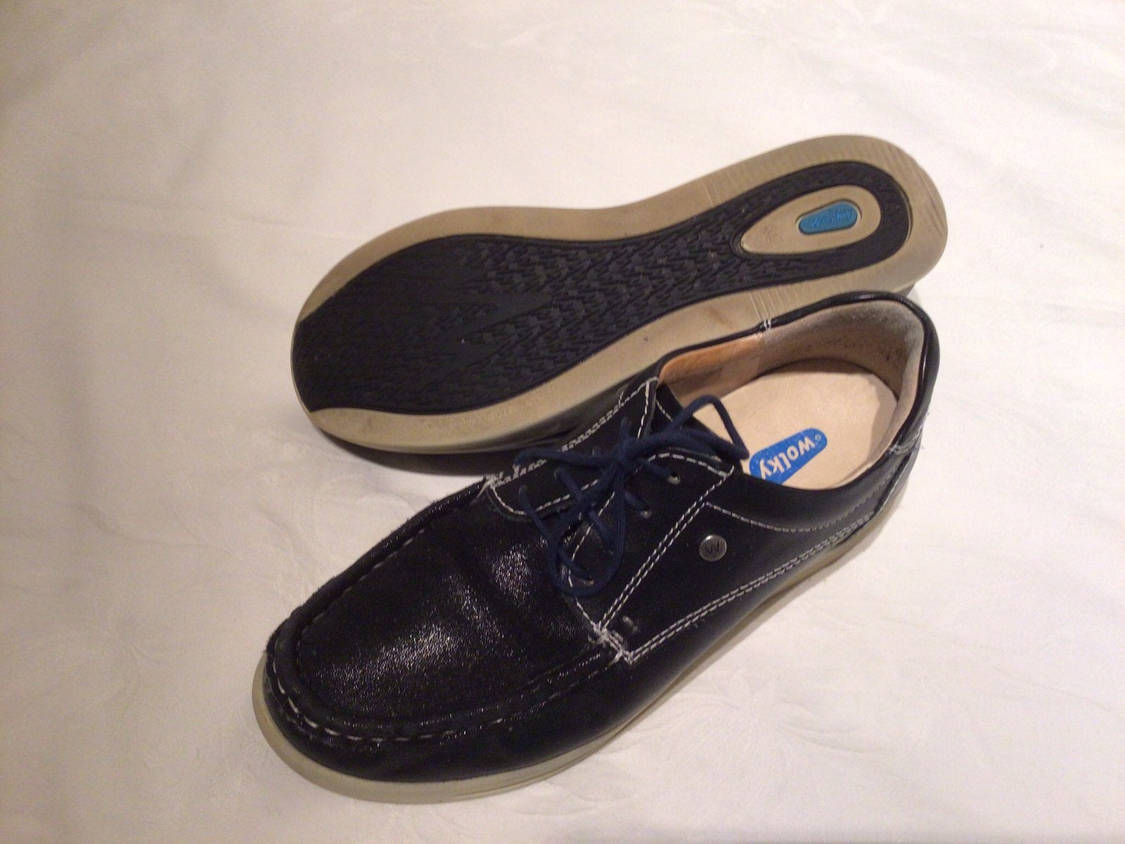 Wolky schoenen maat 39, Ophalen, Zo goed als nieuw, Blauw, Sneakers of Gympen