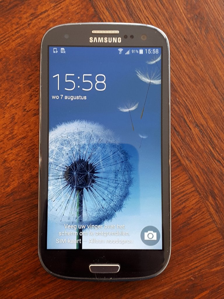 Samsung Galaxy S3 GT I9305, Telecommunicatie, Blauw, Touchscreen, Ophalen of Verzenden, Zo goed als nieuw
