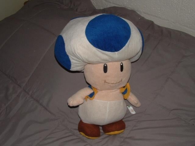 PMS NINTENDO POPJE TOAD UIT SUPER MARIO GROOT FLEEC, Ophalen of Verzenden, Nieuw, Overige typen