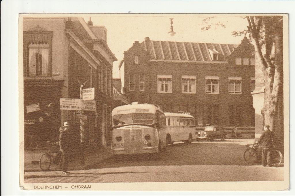 DOETINCHEM OMDRAAI ANWB WEGWIJZER GTW KRUPP VERHEUL BUSSEN, Verzamelen, Ophalen of Verzenden, 1940 tot 1960, Ongelopen, Gelderland
