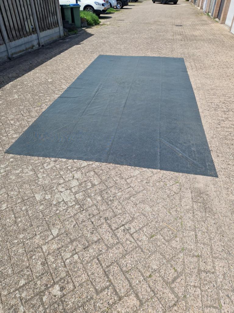 Tenttapijt 5 x 2,5 meter - Ademend en comfortabel, Caravans en Kamperen, Ophalen of Verzenden, Gebruikt