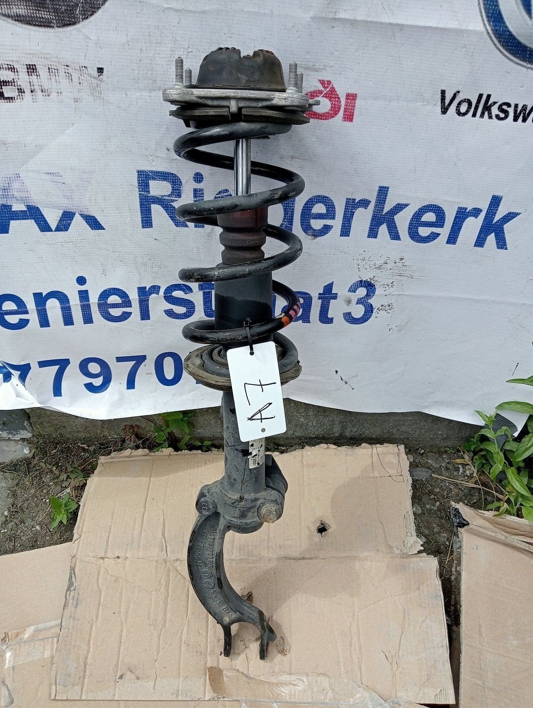 Veerpoot voorzijde Audi A6 4G Avant FL 4G0413031N, Gebruikt, -, -, -