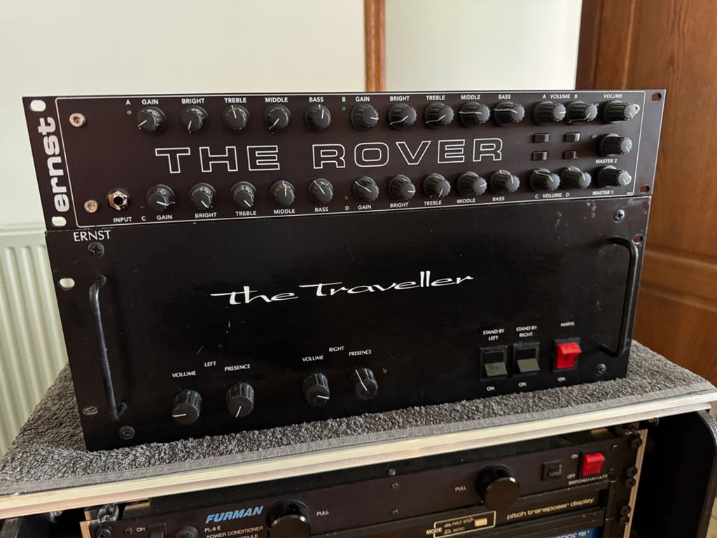 Ernst Fliek Traveler Poweramp (preamp is verkocht), Muziek en Instrumenten, Versterkers | Bas en Gitaar, Ophalen of Verzenden