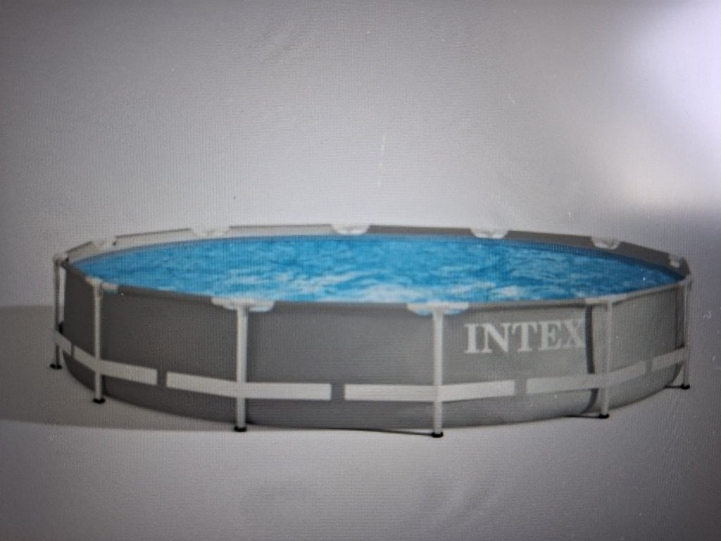 Compleet Intex zwembad 366x78cm rond, Ophalen, Gebruikt, Minder dan 80 cm, Rond