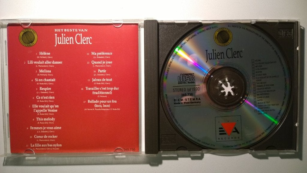 Julien Clerc - Het Beste Van Julien Clerc, Ophalen of Verzenden, Zo goed als nieuw, Album