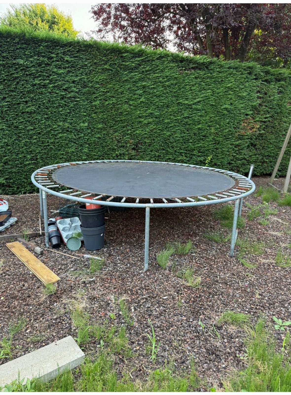 Gratis trampoline 3 meter, Ophalen, Gebruikt