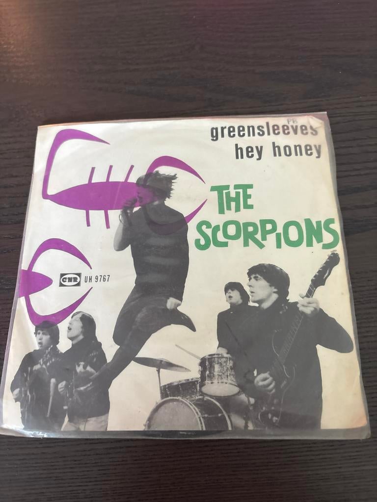 The Scorpions - Greensleeves / Hey Honey (Single), Cd's en Dvd's, Vinyl Singles, Gebruikt, Single, 1960 - 1969, Rock en Metal