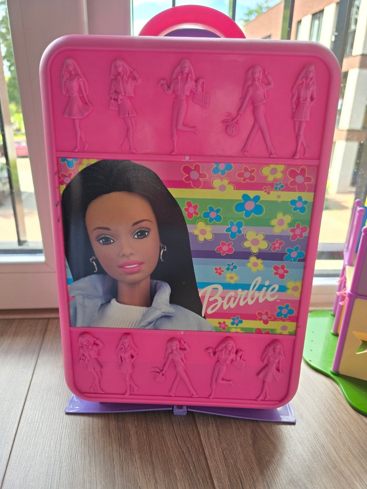Barbie Koffer met Speeltuin Speelset, Ophalen of Verzenden, Gebruikt, Barbie