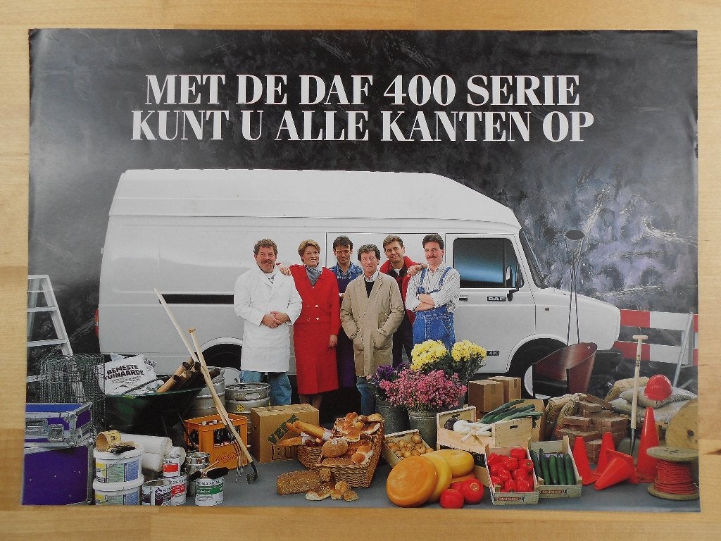 DAF 400 Brochure 1990, Ophalen of Verzenden, Zo goed als nieuw, Overige merken, DAF