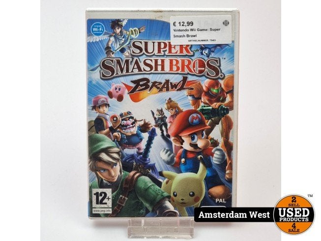 Nintendo Wii Game: Super Smash Brawl, Nintendo, Zo goed als nieuw, Support@nintendo.com, 11-1 Hokotate-cho, Kamitoba, Minami-ku
Kyoto 601-8501
Japan