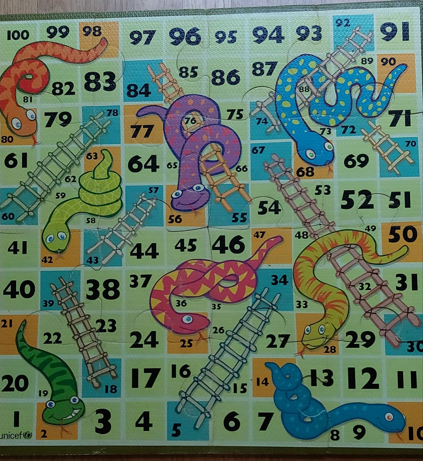 unicef spel & puzzel, Ophalen of Verzenden, Gebruikt