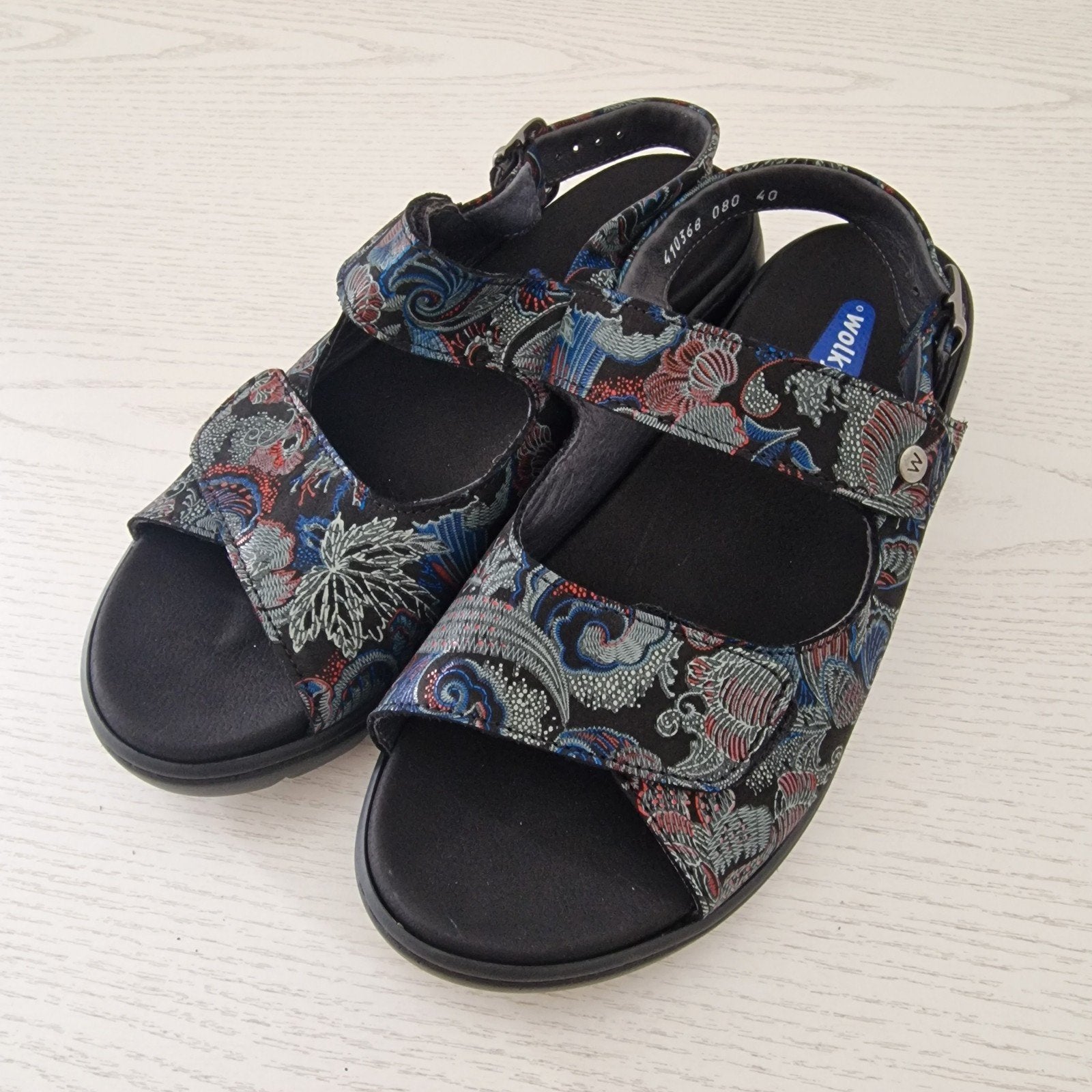 Nieuwe sandalen van Wolky in maat 40. Uitneembare binnenzool, Kleding | Dames, Schoenen, Wolky, Wolky, Blauw, .