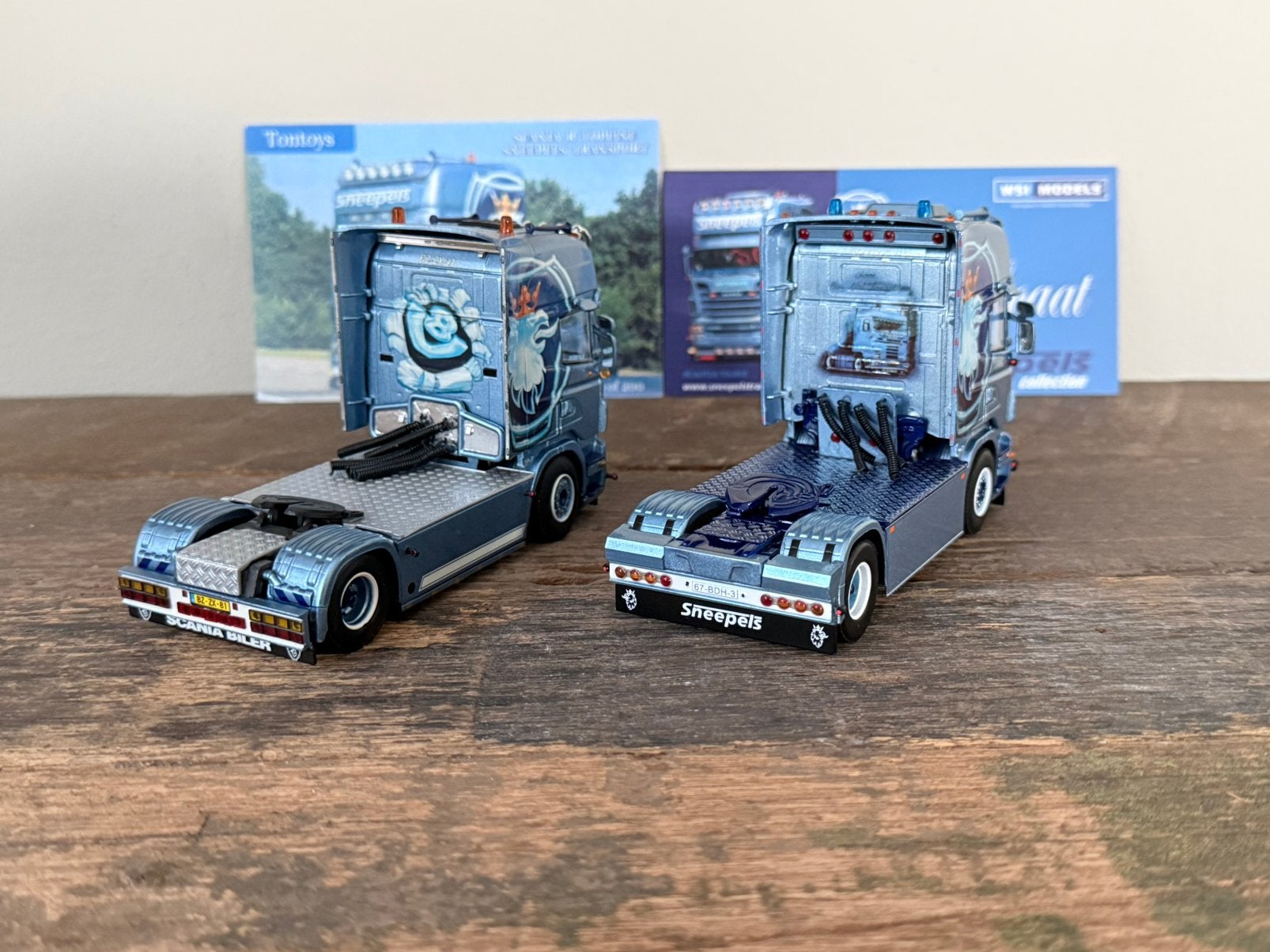 WSI - Scania Topline Sneepels set, Verzenden, Zo goed als nieuw, Bus of Vrachtwagen, Wsi
