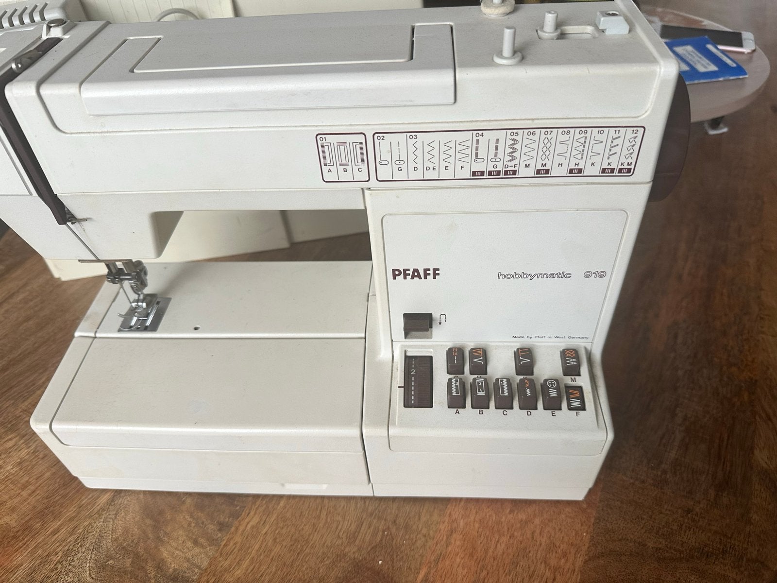 Pfaff Hobbymatic 919 Naaimachine - nette staat., Ophalen, Zo goed als nieuw, Naaimachine, Pfaff