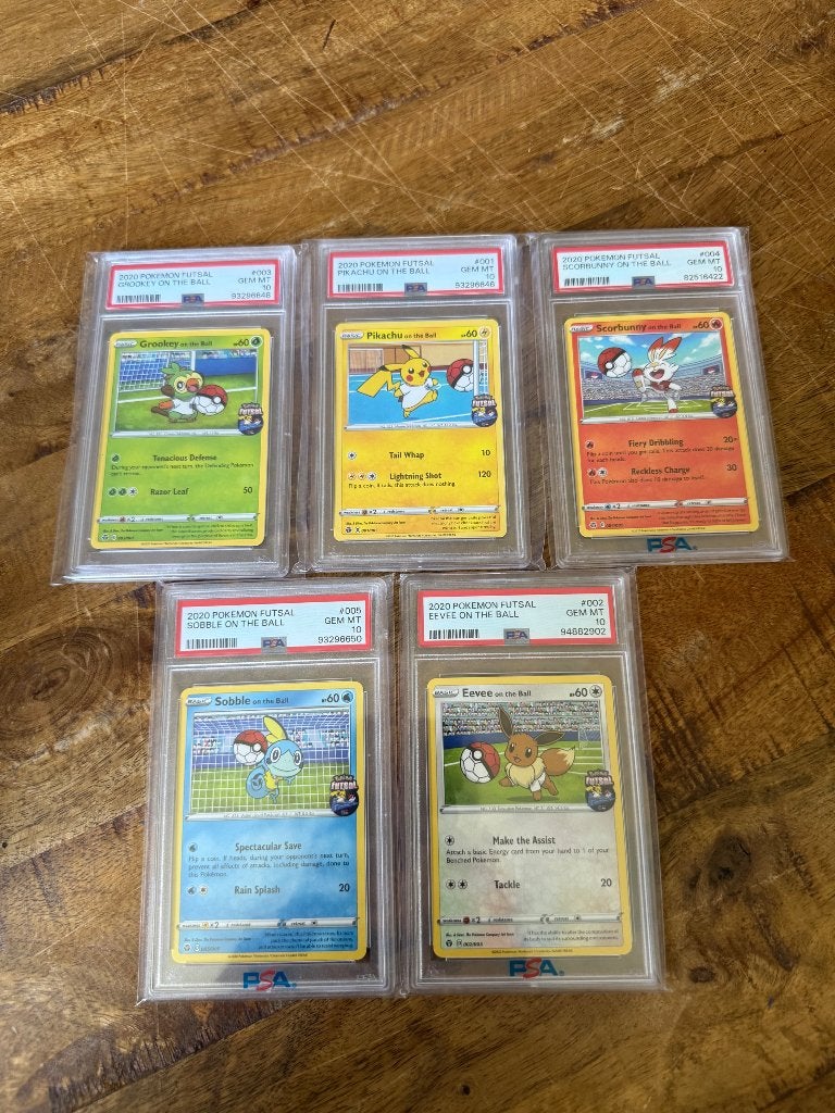 Pokémon on the ball Collection compleet PSA 10, Ophalen of Verzenden, Zo goed als nieuw, Meerdere kaarten
