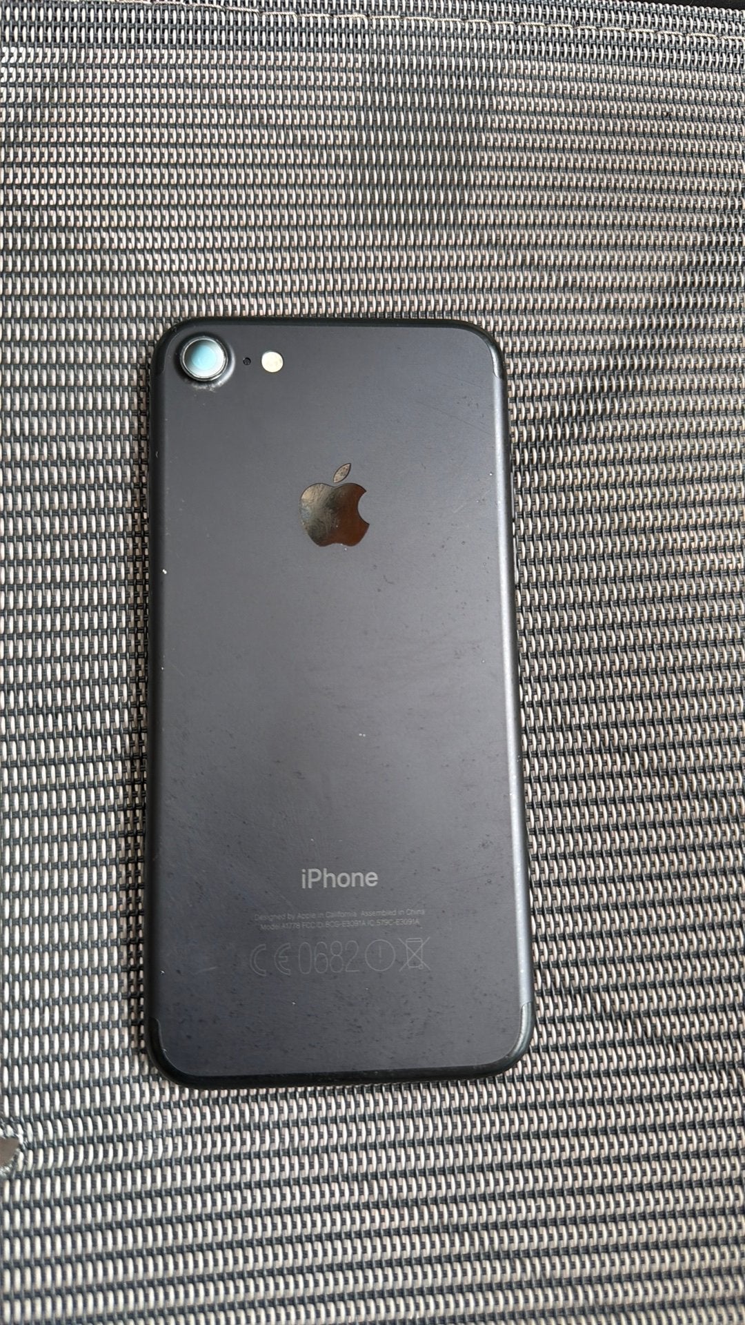 Iphone 7 mat zwart 32gb, Telecommunicatie, Mobiele telefoons | Apple iPhone, Zwart, 32 GB, Ophalen of Verzenden, Zo goed als nieuw