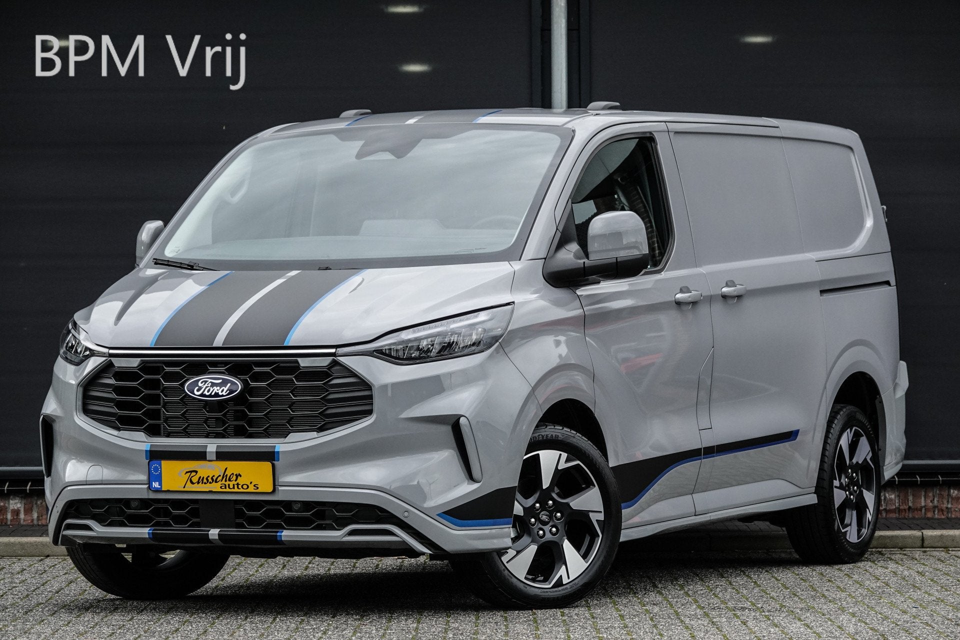 Ford Transit Custom L1H1 170Pk Aut. | Sport | 2xSchuifdeur |, Auto's, Bestelauto's, 12 maanden, Gebruikt, Zwart, 4 cilinders