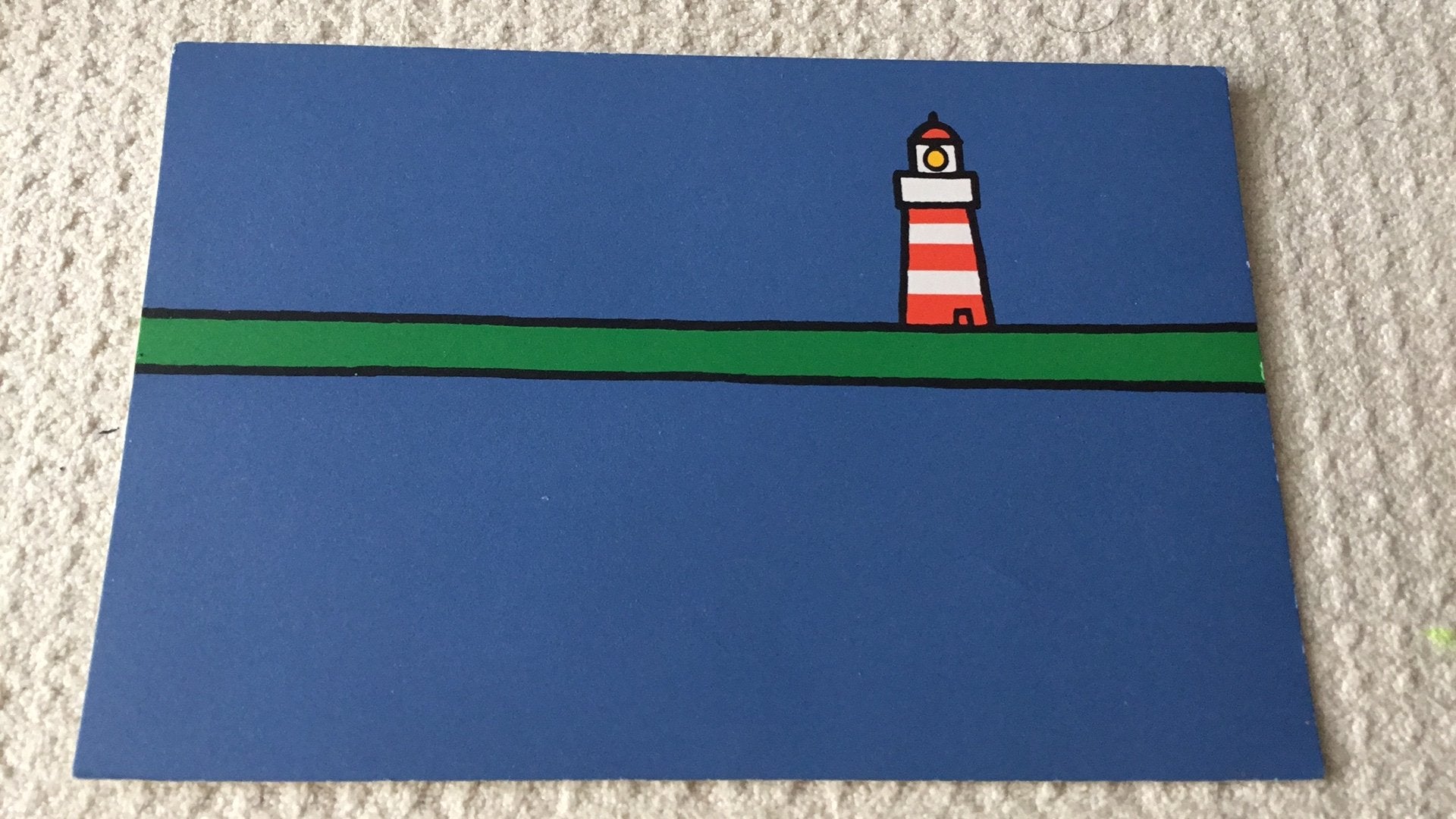 Dick Bruna. Vuurtoren., Verzamelen, Ansichtkaarten | Themakaarten, Ophalen of Verzenden, Ongelopen, Overige thema's