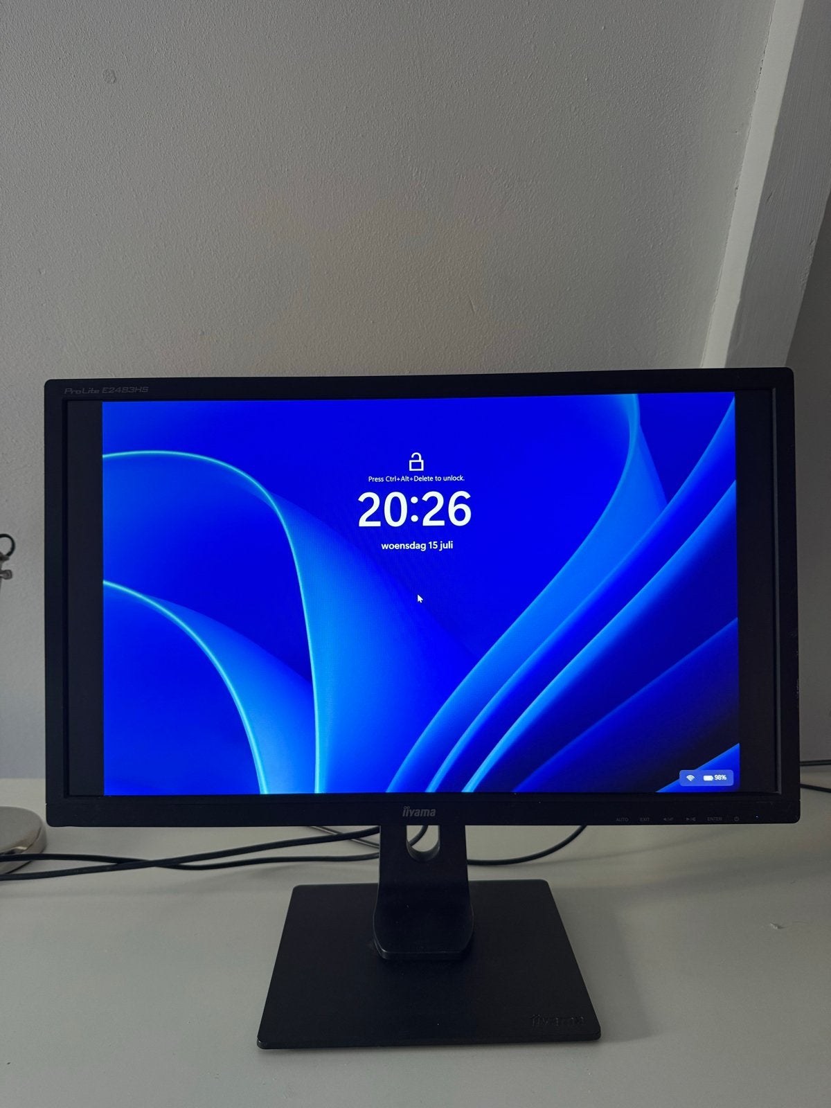 iiyama ProLite E2483HS monitor, Computers en Software, Monitoren, Ophalen, Full HD, 1 tot 2 ms, 61 t/m 100 Hz