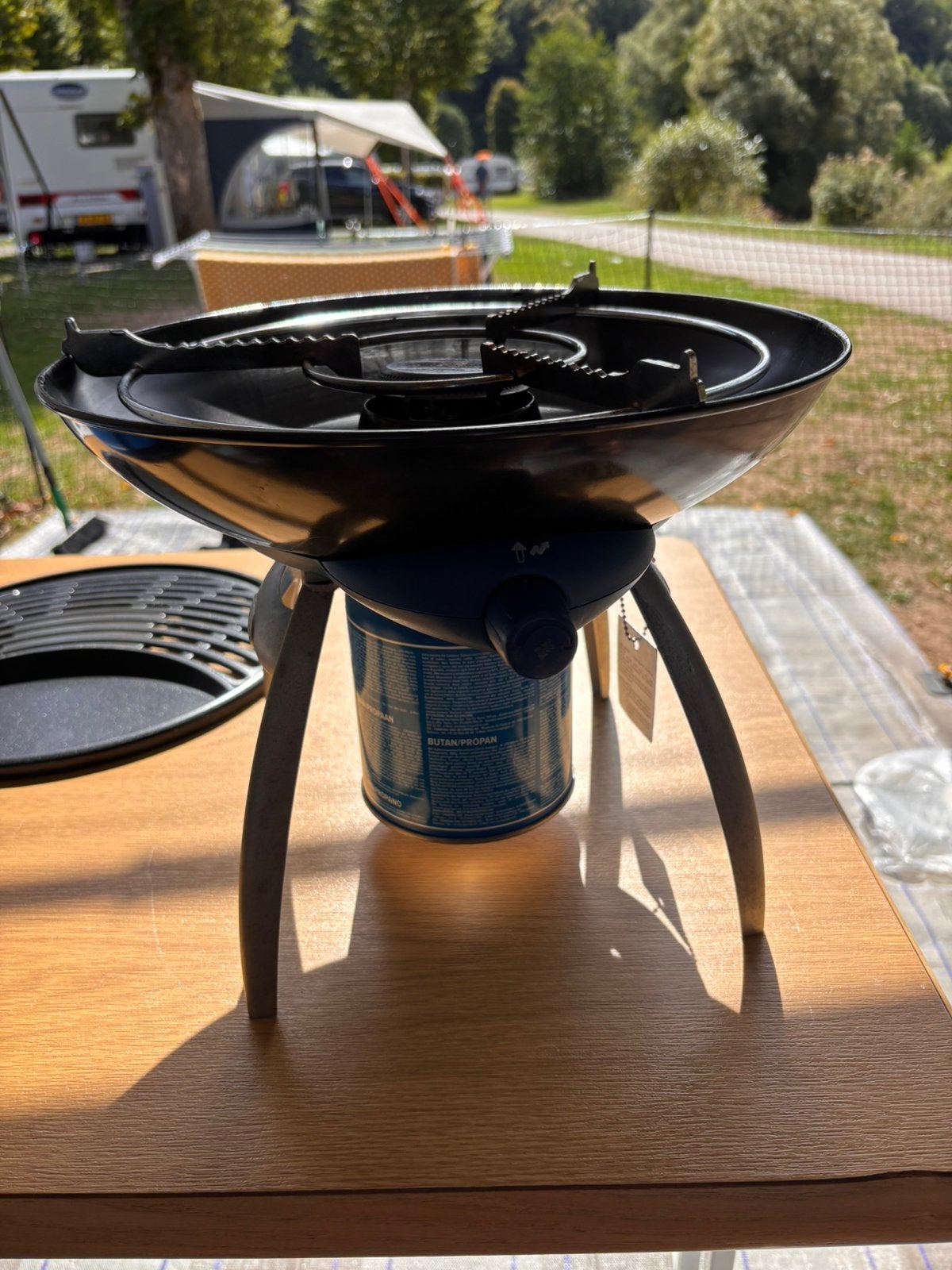 Gaskookstel campinggazz, Caravans en Kamperen, Ophalen, Gebruikt