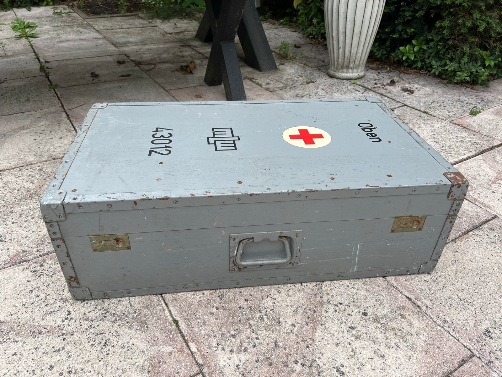 Vintage Medische Zuurstofkoffer - Compleet met Tank, Verzamelen, Militaria | Algemeen, Ophalen