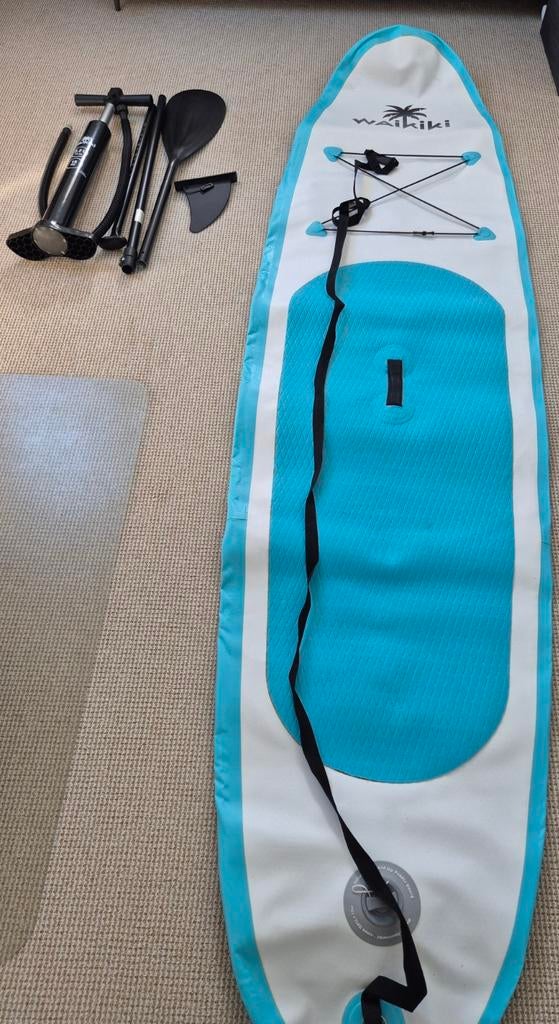 Waikiki SUP board 275x71x10 - Zo goed als nieuw, compleet, Watersport en Boten, Suppen, Ophalen