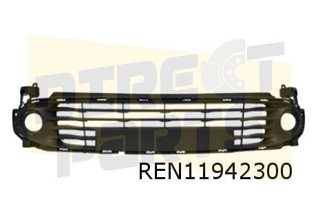 Renault Clio IV (1/13-9/16) voorbumpergrille onder origineel, -, -, Nieuw, Bumper