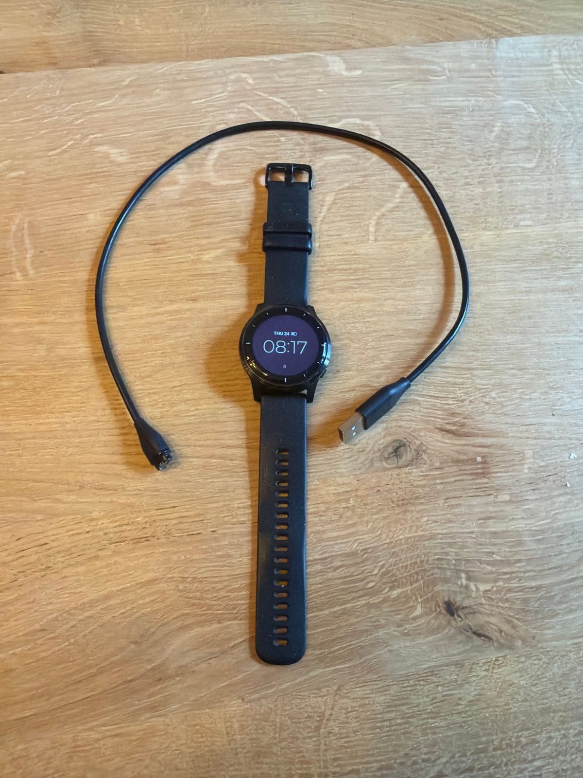 Garmin Vivoactive 4 Smartwatch - Zwart, Gebruikt, Ophalen of Verzenden, Waterdicht, Stappen