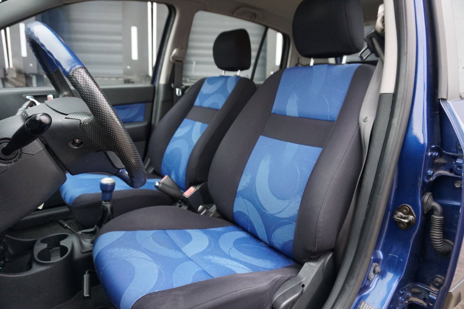Hyundai Getz 1.4i Active Cool, Auto's, Hyundai, Voorwielaandrijving, Zwart, 4 cilinders, Blauw